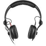 Sennheiser HD 25 PLUS On Ear Closed Back Monitoring DJ Headphones | Closed-back headphones with coiled cable and ear cushions for monitoring, DJing and sound reinforcement
