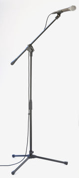 Samson MK10 Lightweight Boom Stand | Steel construction with tripod base and adjustable height for recording, performances and storage