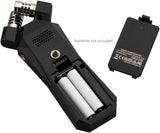 Zoom H1essential Recorder Bundle with Case, Windscreens & Tripod | 32-bit float recorder bundle with 99KOLB EVA case, furry and foam windscreens, and octopus tripod.