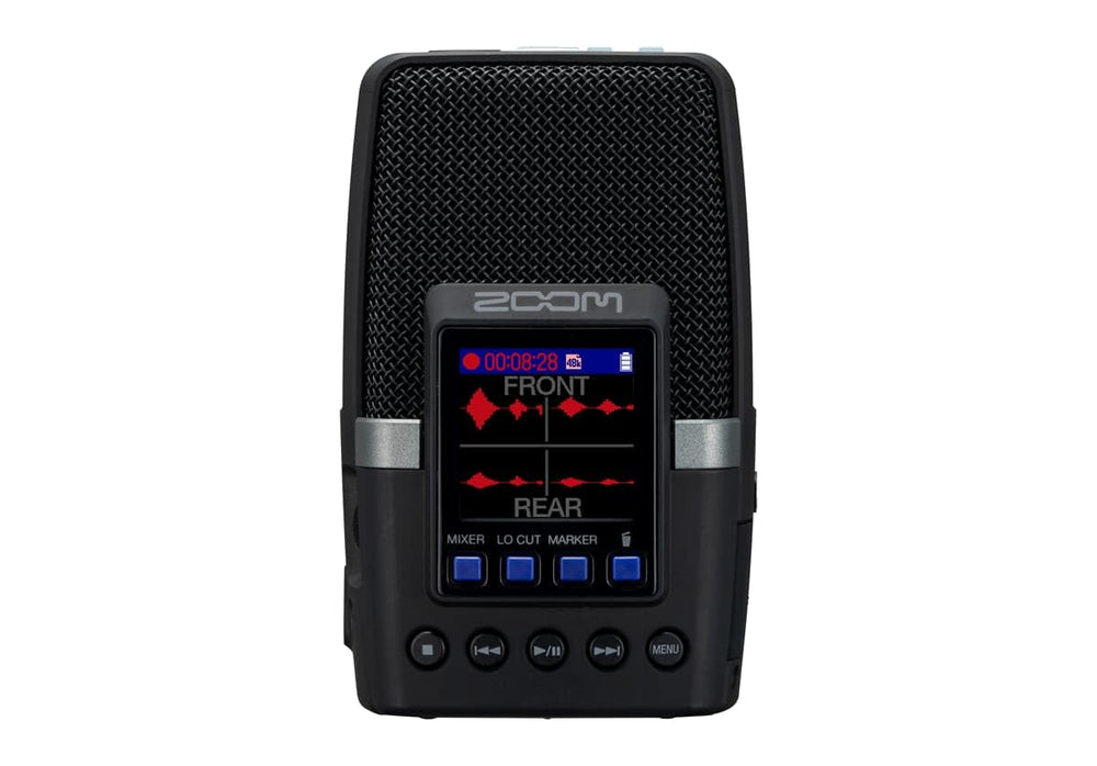 Zoom H2essential Multi-Mic 32-Bit Float Handy Recorder Bundle with APH-2e Accessory Pack with Hairy Windscreen, Padded Shell Case, AC Adapter, & USB C-Cable