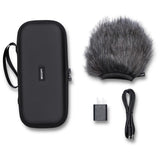 Zoom H6studio 8-Track 32-Bit Float Recorder Bundle with APH-6st Accessories | Includes Zoom APH-6st Accessory Pack with hairy windscreen, padded case, AC adapter and USB-C cable.