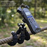 Zoom H1essential Recorder Bundle with Case, Windscreens & Tripod | 32-bit float recorder bundle with 99KOLB EVA case, furry and foam windscreens, and octopus tripod.