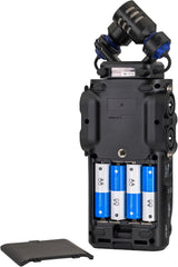 Zoom H6studio 8-Track 32-Bit Float Recorder Bundle with APH-6st Accessories | Includes Zoom APH-6st Accessory Pack with hairy windscreen, padded case, AC adapter and USB-C cable.