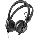 Sennheiser HD 25 PLUS On Ear Closed Back Monitoring DJ Headphones | Closed-back headphones with coiled cable and ear cushions for monitoring, DJing and sound reinforcement