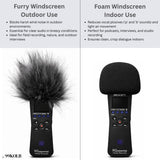 Zoom H1essential Recorder Bundle with 64GB Card, Case, Windscreens & Tripod | 32-bit float recorder bundle with 64GB microSD card, adapter, 99KOLB EVA case, furry and foam windscreens, and octopus tripod