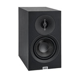 ELAC Debut 3.0 DB53-BK Bookshelf Speakers, Black Ash (Pair) - 1” Aluminum Dome Tweeter & 5.25” Aramid Fiber Woofer - 2-Way Bass Reflex - 48Hz to 38KHz Response