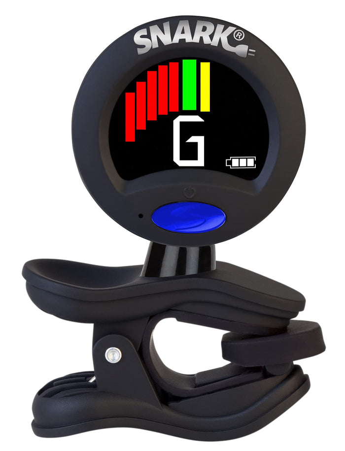 Snark SST-1 Super Tight Rechargeable Clip-On Tuner | Rechargeable battery; Super tight tuning; Bright display; USB charging cable included