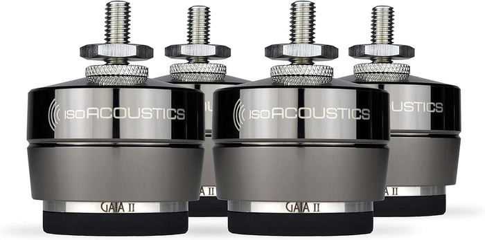 IsoAcoustics Gaia Series Isolation Feet for Speakers & Subwoofers (Gaia III, 70 lb max) – Set of 4