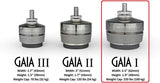 IsoAcoustics Gaia Series Isolation Feet for Speakers & Subwoofers (Gaia I, 55 lb Max/Unit) – Single Unit
