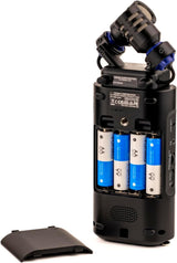 Zoom H5studio 6-Track 32-Bit Float Recorder Bundle with APH-5s Accessories | Includes Zoom APH-5s Accessory Pack with hairy windscreen, padded case, AC adapter and USB-C cable.