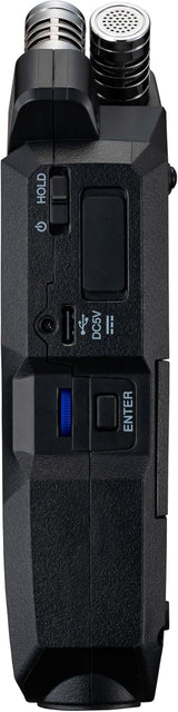 Zoom H4essential 4-Track 32-Bit Float Recorder Bundle with APH-4e Kit | Includes Zoom APH-4e Accessory Pack with hairy windscreen, padded case, AC adapter and USB-C cable.