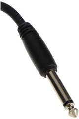 Pig Hog PY-M214M Mono 1/4" (Male) to Dual Mono 1/4" (Female) Y-Cable, 6", Black