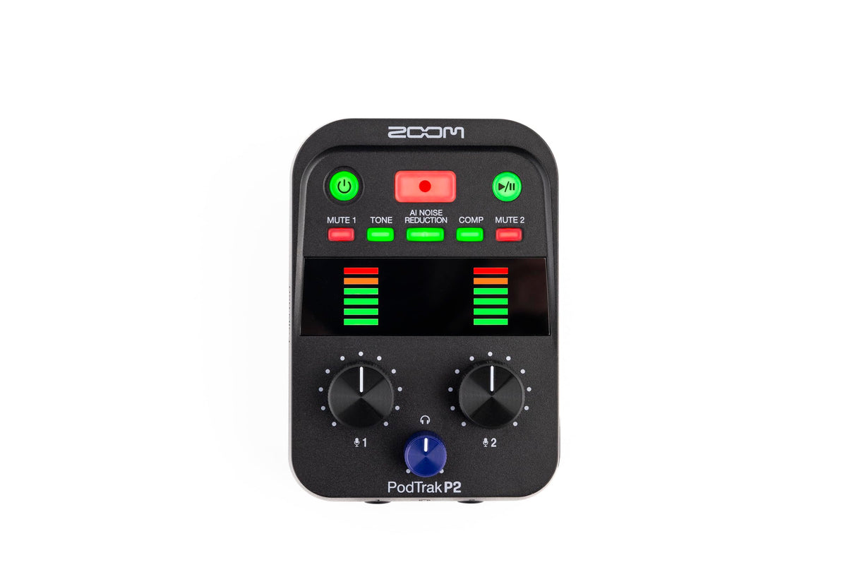 Zoom PodTrak P2 Recorder and SD Card Bundle Options