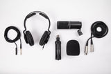 Zoom ZDM-1 Podcast Mic Pack for Podcasters with Dynamic Mic & Headphones | Includes Dynamic Microphone, Headphones, Tripod, Windscreen, and XLR Cable