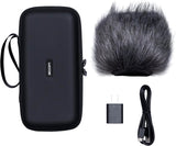 Zoom H5studio 6-Track 32-Bit Float Recorder Bundle with APH-5s Accessories | Includes Zoom APH-5s Accessory Pack with hairy windscreen, padded case, AC adapter and USB-C cable.