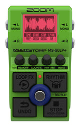 Zoom MS-90LP+ MultiStomp Looper with 90-Min Loops & High-Fidelity Audio | 13-Hours of Recording, Backlit LCD, Rhythm Patterns, MIDI, For Guitarists and Keyboardists