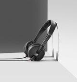 Sennheiser Pro Audio Professional HD 25 On-Ear DJ Headphones Black | Closed-back design with detachable cable and jack adapter for DJing, studio monitoring and sound reinforcement