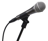 Samson Q8X Dynamic Supercardioid Handheld Microphone | Supercardioid dynamic microphone with neodymium element and shockmount for vocals, drums and guitar cabinets