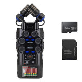 Zoom H6studio Recorder Bundle with 64GB MicroSD Card and Adapter
