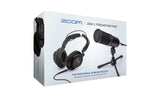 Zoom ZDM-1 Podcast Mic Pack for Podcasters with Dynamic Mic & Headphones | Includes Dynamic Microphone, Headphones, Tripod, Windscreen, and XLR Cable