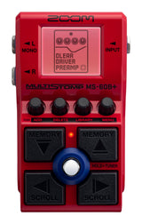 Zoom MS-60B+ MultiStomp Bass Effects with Amp Models | Amp Models and Preamps, Built-In Tuner, Effect Chaining, Battery Powered