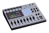 Zoom PodTrak P8 Podcast Recorder with 6 XLR Inputs & Sound Pads | 6 Headphone Outputs, Phone Input, Sound Pads, Onboard Editing, USB Audio Interface, Battery Powered for Podcasters