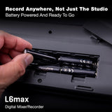 Zoom LiveTrak L6max Recorder Bundle with 64GB MicroSD Card and Adapter