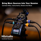 Zoom H6studio Recorder Bundle with 64GB MicroSD Card and Adapter