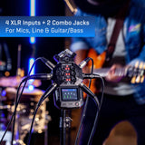 Zoom H8 Recorder for Musicians, Podcasters & Filmmakers | 12 Tracks, Stereo Mics, 6 Inputs, Touchscreen, USB Audio Interface, Battery Powered