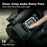 Zoom F6 Field Recorder Bundle with 64GB MicroSD Card and Adapter