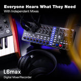 Zoom LiveTrak L6max Recorder Bundle with 64GB MicroSD Card and Adapter