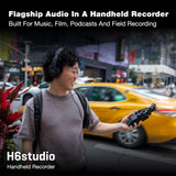 Zoom H6studio Recorder Bundle with 64GB MicroSD Card and Adapter